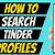 search for tinder profile