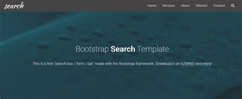 Search Box Template