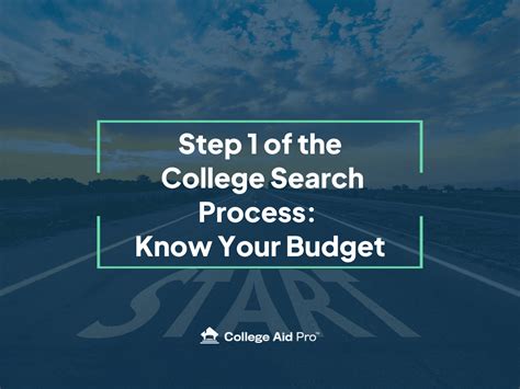 Search College Process