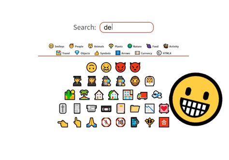 search icon emoji html code