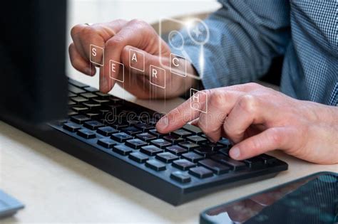 検索キーワードを入力するイメージ