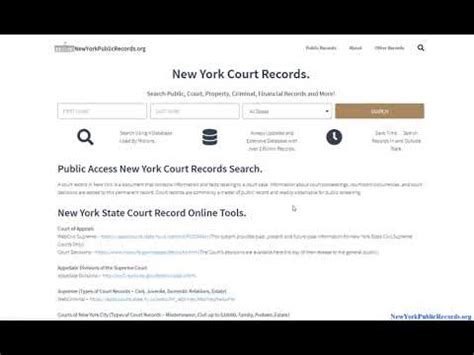 search new york court docket guest