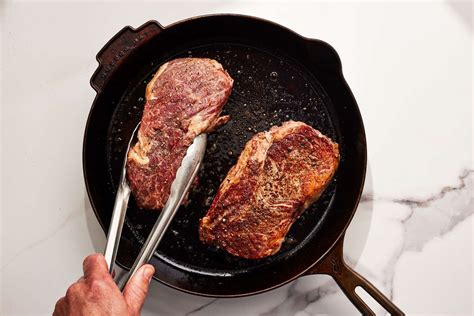 searing steak