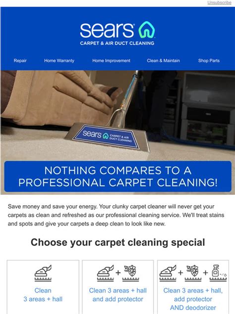 sears carpet cleaning promo code