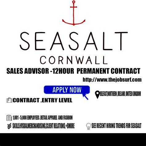 Seasalt Jobs Login