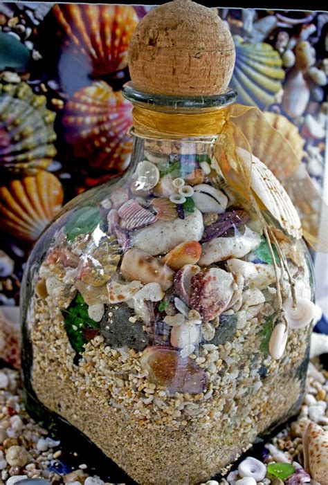 Seashell Sand Art Bottles