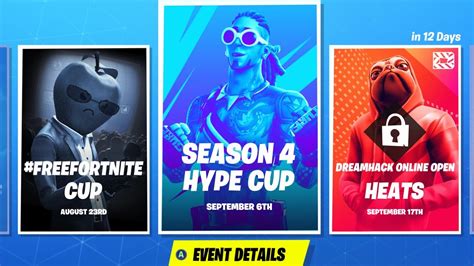 SEASON 4 HYPE CUP LIVE !!! FORTNITE BATTLE ROYALE TOURNAMENT GAMEPLAY