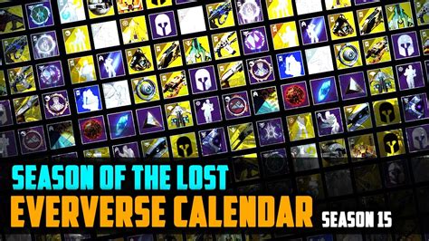 Season Of The Lost Eververse Calendar 2024: What To Expect