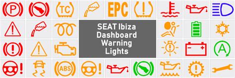 seat ibiza warning symbols
