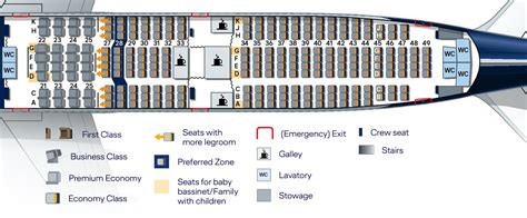 seat map boeing 747-8