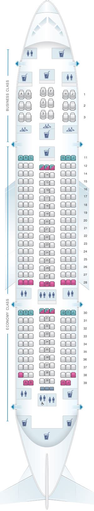 seat maps for air india 787