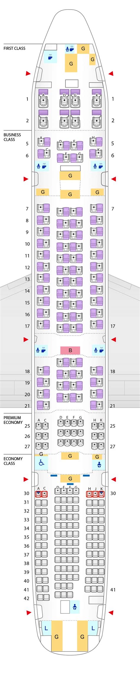 seat of boeing 777-300er