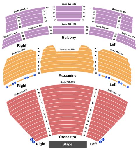 seating chart american music theatre