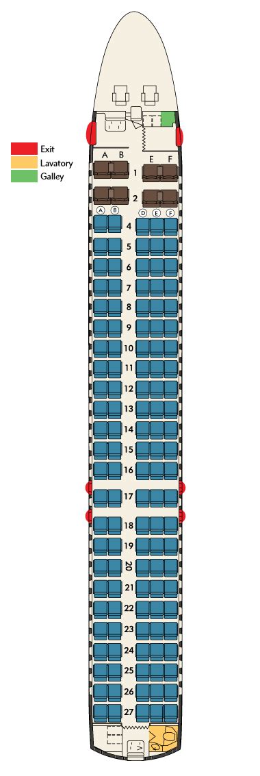 seating chart boeing 717-200