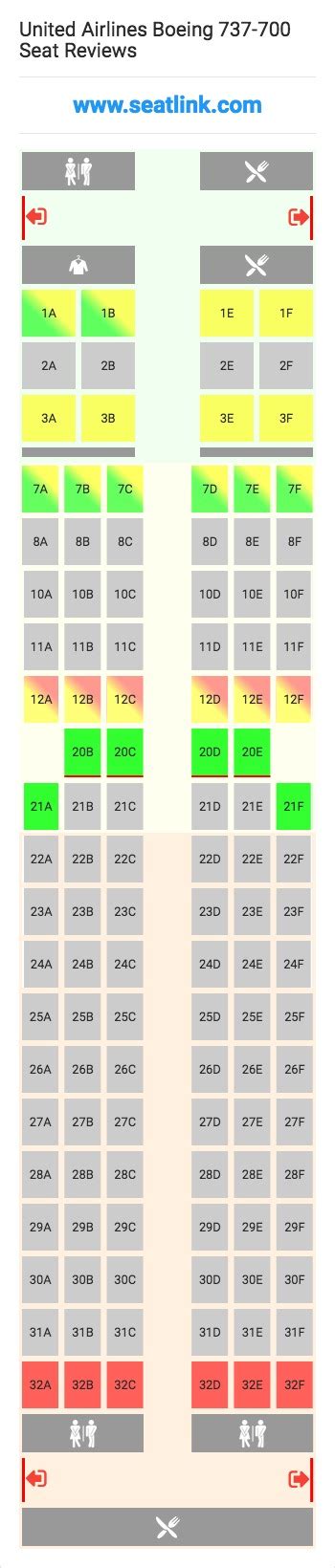 seating chart for 737-700