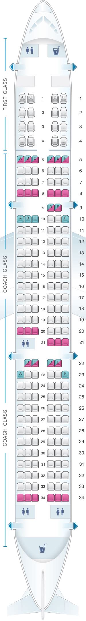 seating chart for airbus a321