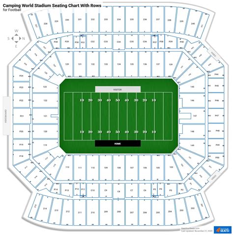 Seating Chart For Camping World Stadium