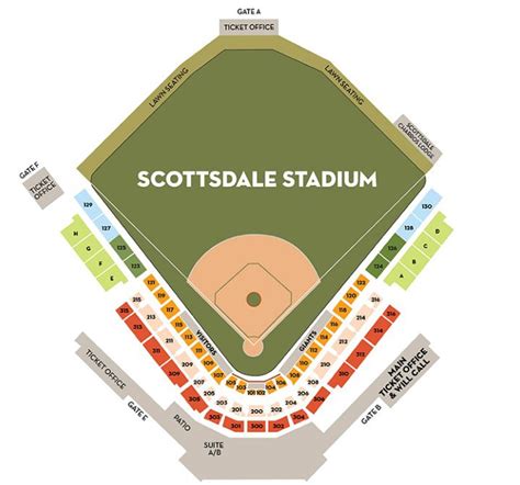 seating chart for scottsdale stadium