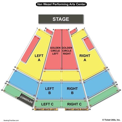 Seating Chart For Van Wezel