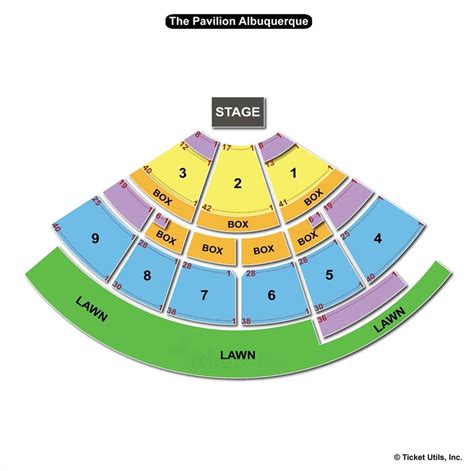 Seating Chart Isleta Amphitheater