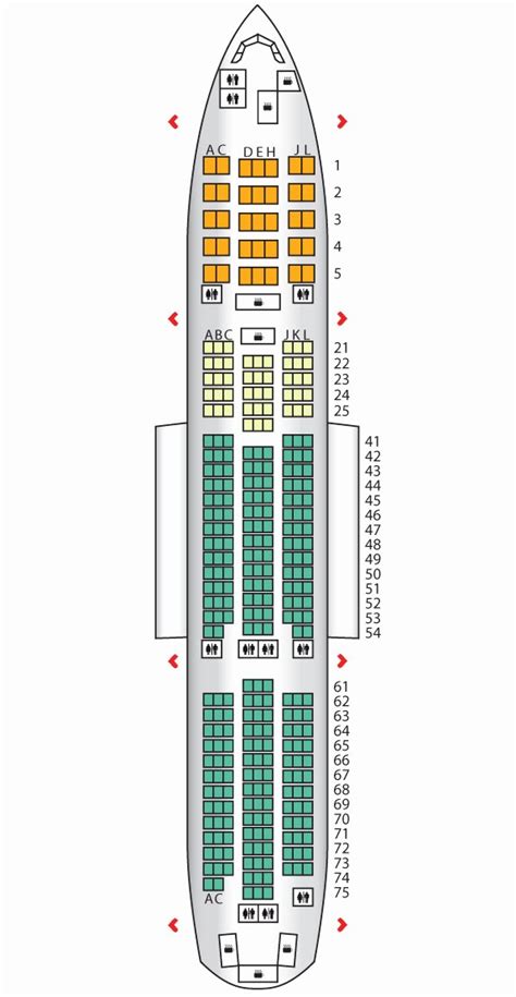 seating plan boeing 777-300er