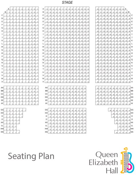 seating plan queen elizabeth hall