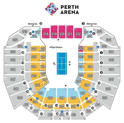 seating plan rac arena