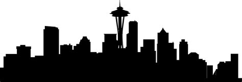 seattle city skyline silhouette