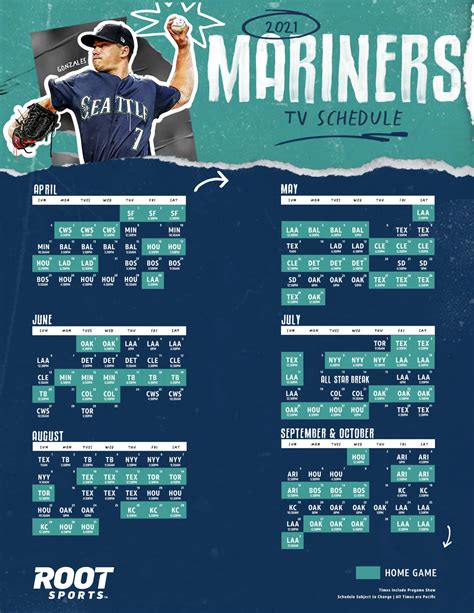 seattle mariners baseball schedule 2022
