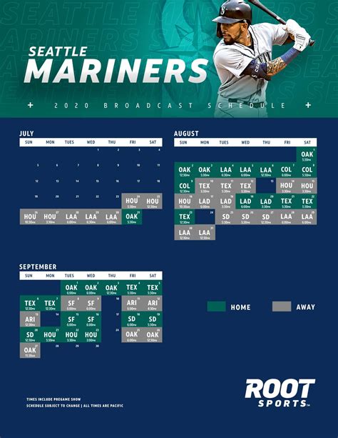 seattle mariners baseball schedule today