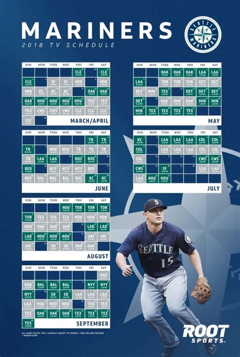 seattle mariners official site schedule