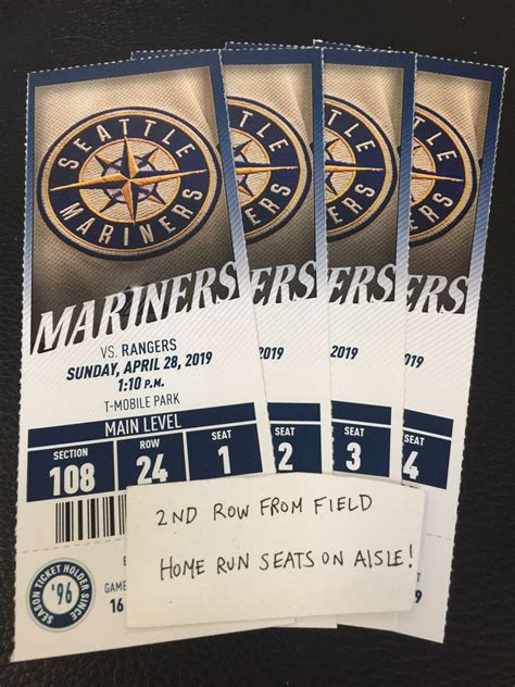 seattle mariners tickets 2019