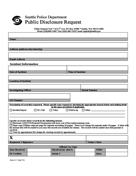 seattle police department police report