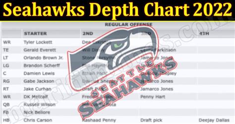 seattle seahawks depth chart 2022