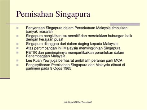 sebab singapura keluar dari malaysia