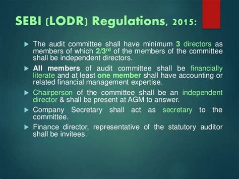 sebi regulations for listed companies