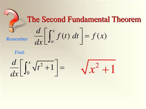 second fundamental theorem of calculus notes