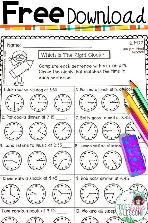 Second Grade Math Printables Free