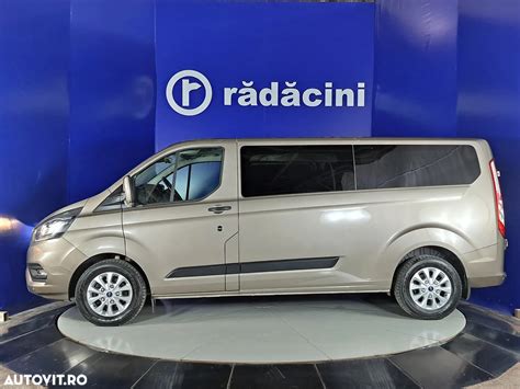 A well-maintained second hand Ford Transit van parked in a commercial setting