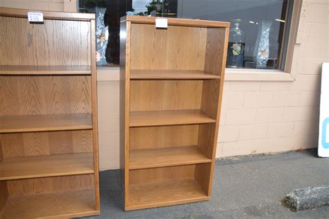 Second Hand Oak Bookcases