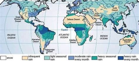 second highest rainfall in world