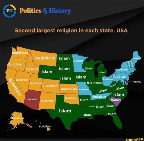 second largest religion in the us