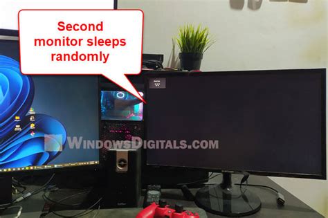Second Monitor Keeps Going To Sleep