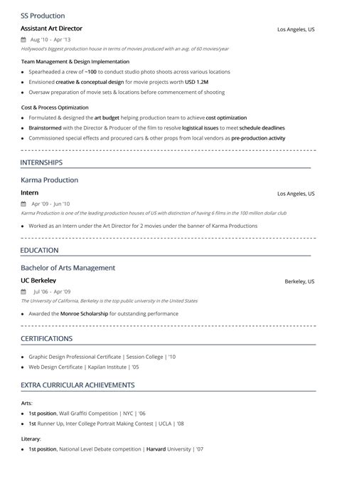 second name of resume