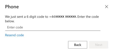 second number to receive verification code