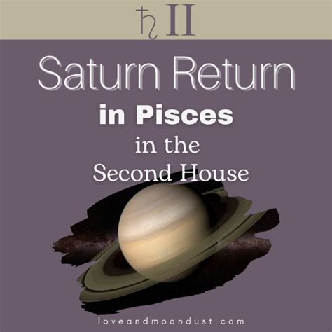 second saturn return in pisces meaning