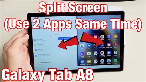 second screen samsung tab a8