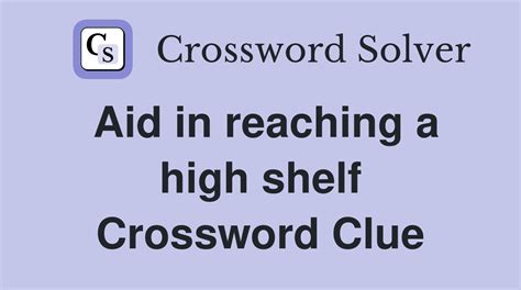 Second Shelf Crossword Clue