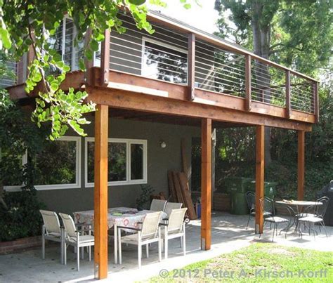 Second Story Deck Railing Ideas