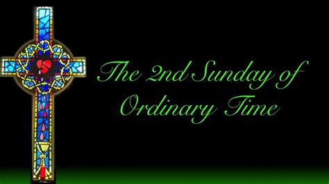 second sunday in ordinary time clip art